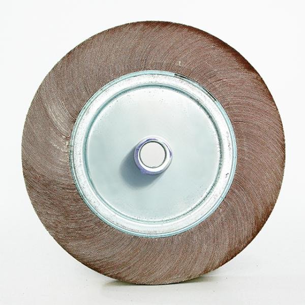Multi-layer flexible abrasive flap wheel for hardware grinding