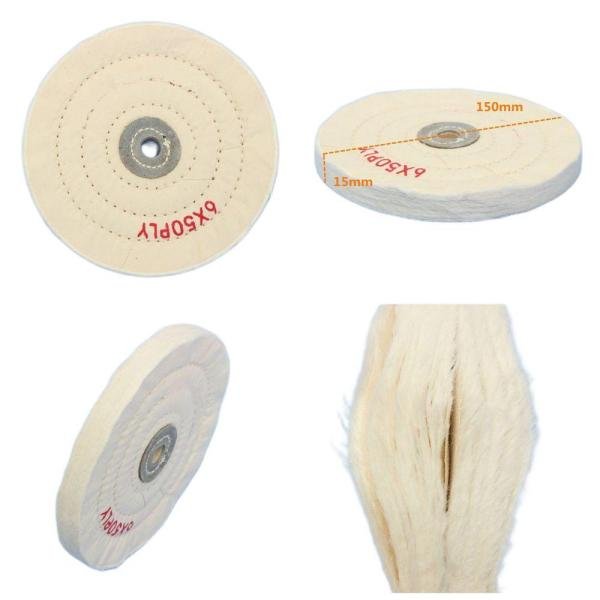 s-l1000 (1) Jewelry Cloth Buff Wheel - Soft Cotton Polishing Wheel for Gold Silver Jewelry Mirror Polish