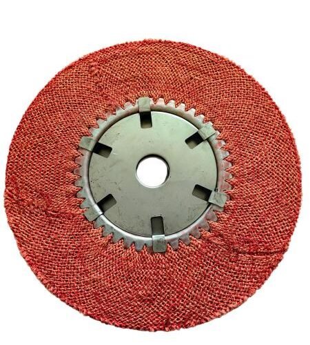 Bias Sisal Buff Wheel | 45° Bias Ply Sisal Buffing Wheel for Stainless Steel Deburring