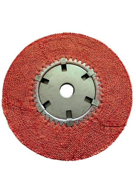 Bias Sisal Buff Wheel | 45° Bias Ply Sisal Buffing Wheel for Stainless Steel Deburring