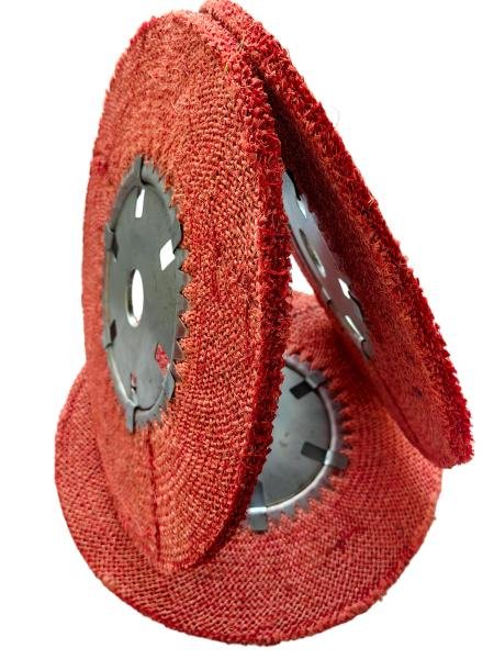 Bias Sisal Buff Wheel – 45° Bias Ply Sisal Buffing Wheel for Metal Rough Polishing & Deburring